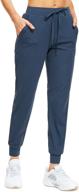 libin women's joggers pants: lightweight, pockets, tapered casual pants for workout & lounge логотип