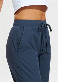 img 2 attached to Libin Women's Joggers Pants: Lightweight, Pockets, Tapered Casual Pants for Workout & Lounge