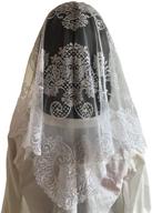 🧕 triangular mantilla lace head covering for traditional mass catholic church veils logo