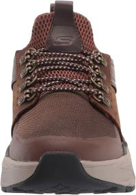 img 3 attached to Skechers USA Mens Delmont Escola Leather Men's Shoes for Loafers & Slip-Ons