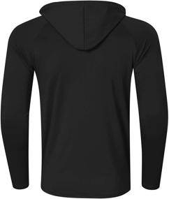 img 2 attached to 👕 KUULEE Henley Sleeve Jersey Hoodie for Men's Clothing with Enhanced SEO