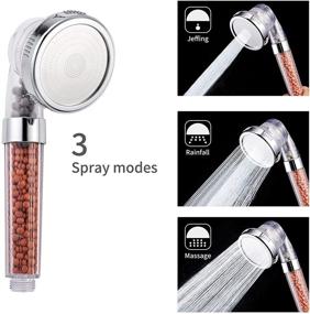 img 2 attached to 💦 Ultimate Filtered Handheld Shower Head with High Pressure Water Saving 3 Modes – Perfect for Dry Skin & Hair, Complete with Replacement Hose and Bracket