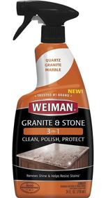 img 2 attached to Streak-Free Granite Stone Clean, Polish and Protect - 24 Ounce - pH Neutral Formula for Daily Use on Interior and Exterior Natural Stone Surfaces