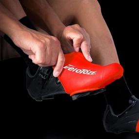 img 1 attached to Enhance Your Road Cycling Experience with veloToze Toe Cover for Road Cycling Shoes