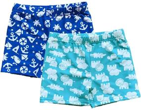 img 4 attached to Adorable Bonverano Octopus Boardshorts Toddler Trunks for Boys' Clothing