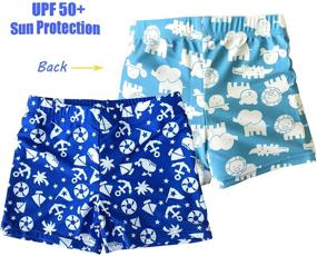 img 3 attached to Adorable Bonverano Octopus Boardshorts Toddler Trunks for Boys' Clothing
