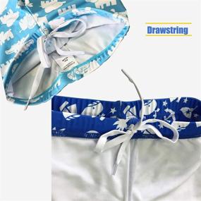 img 1 attached to Adorable Bonverano Octopus Boardshorts Toddler Trunks for Boys' Clothing