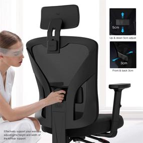 img 2 attached to Hbada Ergonomic Adjustable Breathable Skin Friendly