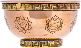 img 2 attached to 🪔 Enhance Spiritual Practices with the Alternative Imagination 7 Chakras Copper Offering Bowl - Perfect for Altar Use, Incense, Smudging, Rituals, Decoration, and More!