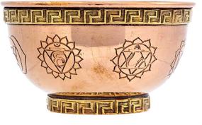 img 1 attached to 🪔 Enhance Spiritual Practices with the Alternative Imagination 7 Chakras Copper Offering Bowl - Perfect for Altar Use, Incense, Smudging, Rituals, Decoration, and More!