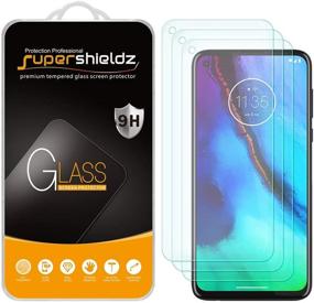 img 4 attached to Продуктовое название на русский язык: "Защитное стекло Supershieldz 3 Pack для экрана Motorola Moto G Stylus [Не подходит для версии 2021 года] - Анти-царапин, без пузырьков".