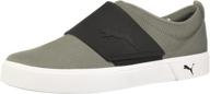 puma mens sneaker: black high risk men's fashion sneakers - perfect style statement! logo