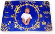 t3 baby milestone blanket extravagant logo