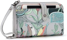 img 2 attached to Sakroots Eco-Twill Large Smartphone Crossbody: Stylish Functionality for the Modern Woman