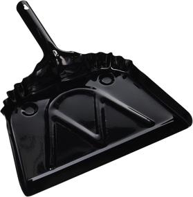 img 1 attached to 🧹 DQB Industries 72539 24-Gauge Metal Dust Pan: Sturdy 12-Inch Black Pan for Efficient Cleaning