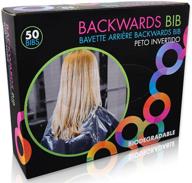 🧢 framar backwards bib disposable capes for salons - protecting clients, salon chairs, and capes from hair dye - pack of 50 logo