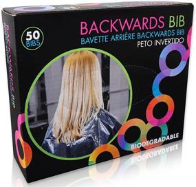 img 4 attached to 🧢 Framar Backwards Bib Disposable Capes for Salons - Protecting Clients, Salon Chairs, and Capes from Hair Dye - Pack of 50