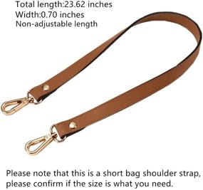 img 3 attached to 👜 Замена кожаных ремней для кошельков: обновите свои сумки и бумажники с помощью плечевого ремня ESUPPORT длиной 23.62 дюйма (хаки)