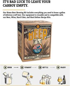 img 1 attached to 🍺 Craft A Brew American Pale Ale Kit: Create Your Own Beer with this Reusable Starter Set – 1 Gallon