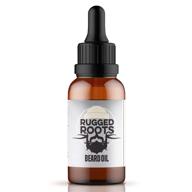 🧔 rugged root beard oil and conditioner: natural, tobacco vanilla scented formula for soft and healthy beard growth - ideal stocking stuffer for men! logo