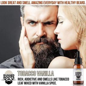 img 2 attached to 🧔 Rugged Root Beard Oil and Conditioner: Natural, Tobacco Vanilla Scented Formula for Soft and Healthy Beard Growth - Ideal Stocking Stuffer for Men!