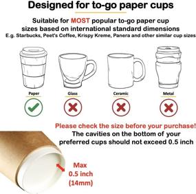 img 2 attached to Vintter Car Cup Warmer - Paper Cups & Coffee Mug, Cup Holder Coffee Warmer for Car - Car Accessories