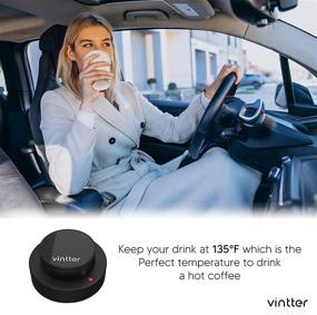 img 1 attached to Vintter Car Cup Warmer - Paper Cups & Coffee Mug, Cup Holder Coffee Warmer for Car - Car Accessories