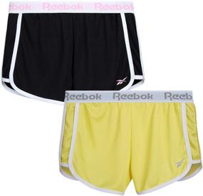 img 4 attached to Reebok Girls Active Shorts Athletic Girls' Clothing