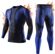 ❄️ optimize your winter activities with meethoo men’s thermal compression base layer set: sports long johns for cold weather running and skiing logo