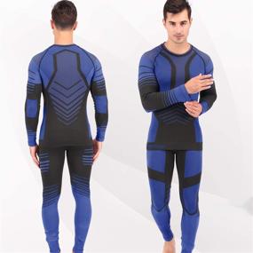 img 3 attached to ❄️ Optimize your winter activities with MeetHoo Men’s Thermal Compression Base Layer Set: Sports Long Johns for Cold Weather Running and Skiing