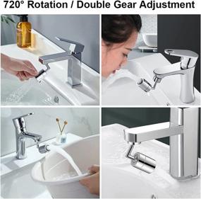 img 3 attached to 💦 Revolutionize Your Faucet: Universal Splash Filter Faucet with 2 Water Outlet Modes & 720° Rotating Extender Aerator – Ideal for Bathroom & Kitchen Use!