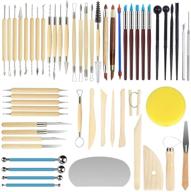 🚴 bicyclestore ceramic clay tools set: 56 pieces of pottery tools for sculpting, modeling, and carving - perfect for beginners, professionals, and kids logo