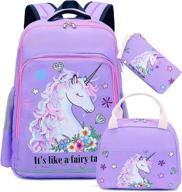 backpack elementary bookbag school insulated logo