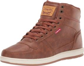 img 1 attached to 👟 Levis Stanton Waxed Sneaker Brown: Durable, Stylish Footwear for Everyday Adventures