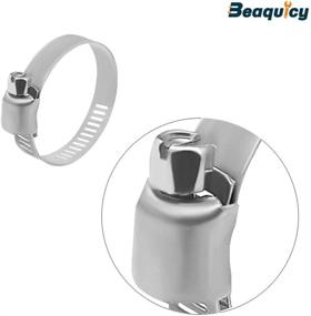 img 1 attached to 🔧 Beaquicy 5001DD4001A Dishwasher Mounting Bracket Kit - Compatible Replacement Set for L-G Dishwashers - Includes 2 Mounting Brackets, 2 Wires, 2 Screws, Hose Clamp, and Instruction Sheet