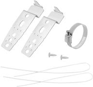 🔧 beaquicy 5001dd4001a dishwasher mounting bracket kit - compatible replacement set for l-g dishwashers - includes 2 mounting brackets, 2 wires, 2 screws, hose clamp, and instruction sheet логотип