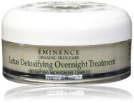 🌺 eminence lotus detoxifying overnight treatment - 2 fl oz - organic skincare for a refreshed complexion (2327/em) logo