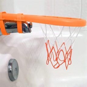 img 1 attached to 3 Bees &amp; Me Bath Toy Basketball Hoop &amp; Balls 🏀 Set for Boys and Girls - Bath Toys Gift for Kids & Toddlers