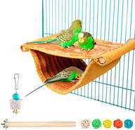 🐦 winter warm bird nest house: cozy hammock tent toy for parrots, budgies, cockatiels, and more small animals logo