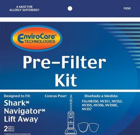 img 3 attached to 🔍 Enhanced EnviroCare Vacuum Cleaner Filters Compatible with Shark Navigator Lift-Away NV350, NV351, NV352, NV355, NV356, NV356E, NV357 - Pre-Filter Kit (Includes 1 Foam and 1 Felt Filter)