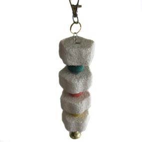 img 3 attached to 🌸 Alfie Pet - Small Animal Mineral Stone Flower Chew Charm for Guinea Pigs, Rabbits, Hamsters, Ferrets, and Mice