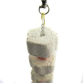 img 1 attached to 🌸 Alfie Pet - Small Animal Mineral Stone Flower Chew Charm for Guinea Pigs, Rabbits, Hamsters, Ferrets, and Mice