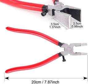 img 3 attached to 🔑 Swpeet 36 Sets 1" 25mm 3 Colors Key Fob Hardware with Pliers & Glass Running Pliers - Perfect for Easy Key Fob Hardware Installation!