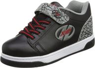 heelys dual 👟 skate black girls' athletic shoes logo