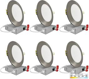 img 4 attached to Upgrade Your Space with NUWATT Dimmable Ceiling Recessed Downlights