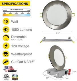 img 3 attached to Upgrade Your Space with NUWATT Dimmable Ceiling Recessed Downlights