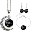 pendant necklace earrings bracelet charms logo
