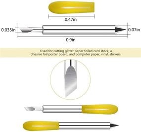 img 2 attached to ✂️ 30PCS Cricut Blades for Explore Air 2 and Maker - Deep Cut Vinyl Cutting Machine Replacements