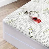 bamboo mattress protector zipper waterproof logo