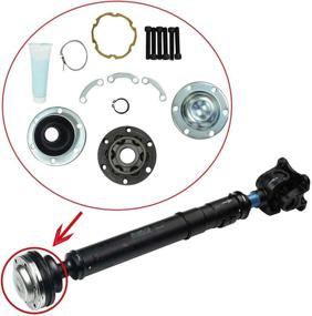 img 3 attached to 🚙 YJRacing Front Drive Shaft Complete CV Joint Replacement Kit for 1999-2004 Jeep Grand Cherokee & 2002-2007 Liberty